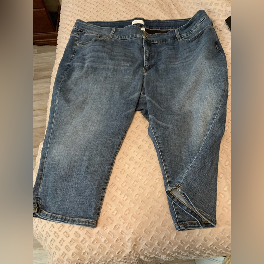 Lane Bryant denim capris in size 28